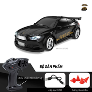 Xe Drift Mini 1/64 Điều Khiển Từ Xa – RC Drift Car 4WD Servo Pin Sạc Đèn LED Điều Tốc Không Trùng Só