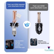YosunBin] For Flashforge Adventurer 5M Nozzle Kit Upgrade Hotend Pinting Head Qui-Detachable Nozzle 