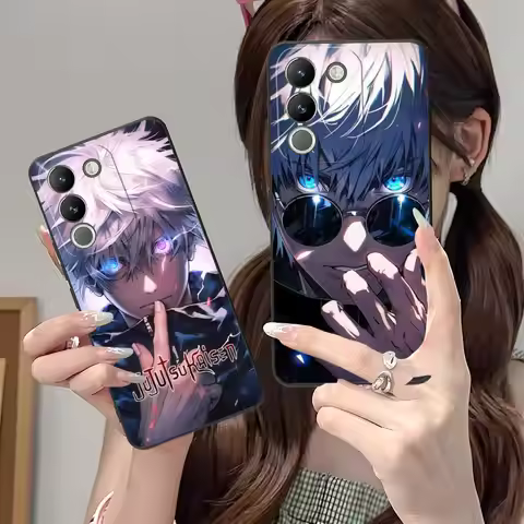 Jujutsu Kaisen Satoru Gojo Phone Case for VIVO V60 V50 V40 V30 V29 V27 V25 V23 Pro Lite 5G Colorful 