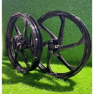 JL Sport Rim 6L 6 batang Rawang Silver Black Y15ZR Y16ZR Y125Z RS150 RSX LC135 V8