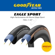 GOODYEAR EAGLE SPORT BICYCLE ROAD TIRE 700 / URBAN TIRE 20 TUBE TYPE