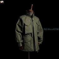 男生外套 大尺碼外套男 男生穿搭 M65外套復刻美軍1971年鋁拉版本復古夾克男寬鬆大尺碼野戰戶外風衣