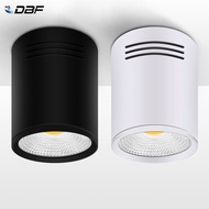 【❉HOT SALE❉】 li62292595258181 [dbf]high Bright Epistar Cob Led Surface Mounted Downlight Dimmable 3w 5w 7w 10w 12w 15w Ceilling Spot Lamp White/black Housing