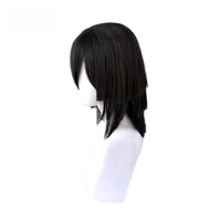 Anime Demon Slayer: Kimetsu no Yaiba Iguro Obanai Cosplay Wigs Black Heat