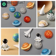1F Mercury Fridge Magnets Earth Note Holder Message Sticker Jupiter Magnetic Kitchen Universe Planet