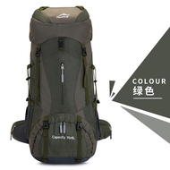 75L Large Capacity Mountaineering Bag Aluminum Alloy Bracket Outdoor Backpack Travel Bag Hiking Camp