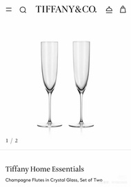 Tiffany 香檳杯 新婚禮物 禮物