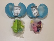 (Set賣) Tamagotchi 他媽哥池半剖透視骨骼扭蛋 (大嘴吉 及 花花吉)