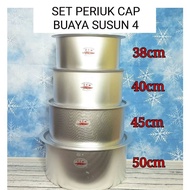 SET PERIUK CAP BUAYA SUSUN 4 CAP ORIGINAL THAILAND