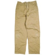 BUZZ RICKSON'S x BEAMS BOY特別訂製 日本製造斜紋棉布褲 13-24-0252-086 W31 米色 [二手] [BUZZ RICKSON'S x BEAMS BOY]