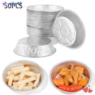 ELO 50Pcs Aluminum Foil Tin Box Roasting Microwave Disposable Air Fryer Liner