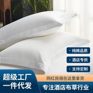 B & B Star Hotel Pillow Hotel Cloth Straw Pillow Bedding Down Velvet Pillow Chain Hotel Cotton Pillo