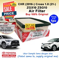 <Original> CHR (2016-) Cross 1.8 (2021-) Air Filter ZGX11 ZSG10 17801-F0030 Toyota