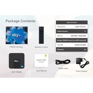 SKYTV V2 TV BOX ONLY WITHOUT ID / SKY TV BOX 4GB + 64 / SKTV V2 / SKYTV BOX / ANDROID BOX / ANDROID 11 / LATEST TV BOX