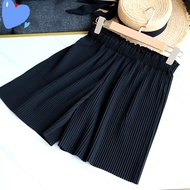 Pleated Shorts Pants Women Girl Ready Stock