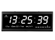 HB-4819 นาฬิกาLED ดิจิตอล นาฬิกาแขวนผนังสีแดง นาฬิกาตัวอักษรใหญ่ สินค้าJJT พร้อมส่ง