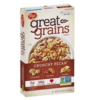 Post Great Grains Cereal Crunchy Pecans โพสต์ เกรท เกรน ซีเรียล ครันช์ชี่ พีแคน 453g.