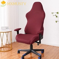 MXMUSTY Protector Cover, Elastic Removable Gaming Chair Cover, Computer Chair Polyester Solid Color Seat Cover Office Chair