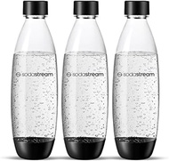 SodaStream 3 x 1 Litre Fuse Model Water Bottle for Source/Play/Power/Spirit