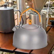 [Perfeclan] Camping Tea Kettle Travel Durable Water Kettle for Traveling Camping Fishing