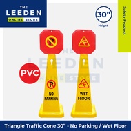 Triangle Traffic Cone 30 Inches by Leeden Online Store