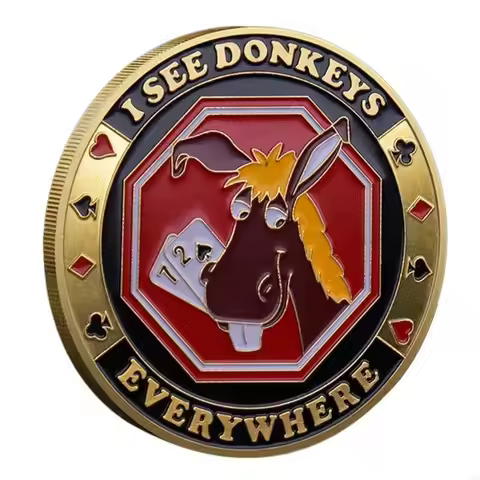 Chip Metal Guard Collectibles Souvenir Chip Casino Chip