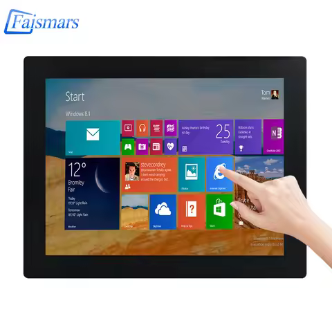 10 12 15 Inch Industrial Grade Touch Screen LCD Monitor display Resistive Touch Embedded LCD Monitor