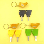 2pcs Key Ignition Key 701-45501 701/45501 70145501 for JCB WWITH KEYCHAIN