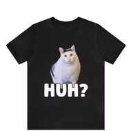 Huh Cat Meme Funny Cat Lovers Gift Tee Unisex T-Shirt Full
