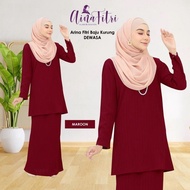 Baju Kurung Moden Aina Fitri For Raya 2023.Kain Beautyline Cotton Baju Viral 2023 Baju Raya.Baju Kurung Muslimah.