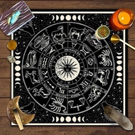 Enchanting Zodiac Tarot Table Cloth for Mystic Festivities 1PC