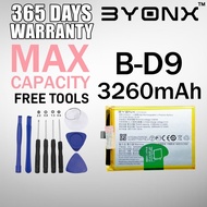 BYONX Battery Bateri B-D9 Battery for Vivo V9 Pro / V9 / Y85 / Y85A / Z1 / Z1i (3260mAh)