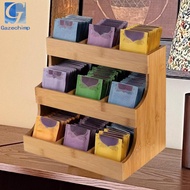 Gazechimp Wood Tea Bag Organizer Multipurpose Tea Bag Station for Pantry Dorm Kitchen
