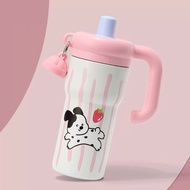 setaworldshop แก้วน้ำสแตนเลส 316 เคลือบเซรามิก ขนาด600 มล มีที่เก็บฝาหลอด แก้วเก็บอุณหภูมิ แก้วสแตนเ