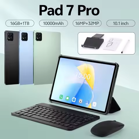 New Pad 7 Pro 5G Dual SIM Tablet Android 10.1" 22GB+2TB Global Version Original 10000mAh Tablet PC U