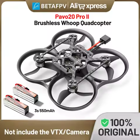 BETAFPV Whoop FPV Drone Pavo20 Pro II O4 PNP Brushless Quadcopter ELRS2.4/SBUS 1104 7200KV Motors Wi
