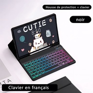Backlit Samsung tablet keyboard For Samsung Galaxy Tab A8 10.5 A7 S6 Lite Tablet Cover For Samsung T