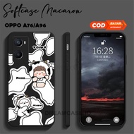 [UV10] SOFTCASE MACARON KAMERA PROTECT MOTIF LUCU SAPI COW ANIMALS FOR OPPO A76 OPPO A96 MACARON - C