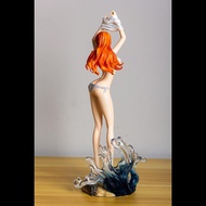 One Piece gk Giant Lang Nami Figure Anime Two-Dimensional One Piece Beauty Beach Swimsuit Model Chassis Ornaments