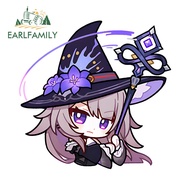 EARLFAMILY Herta HSR Car Sticker Personality Motorcycle Toolbox Bumper Skateboard PVC Decals Scratch