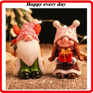 Christmas Hat Dwarf Decorations Christmas Resin Christmas Dwarf Statues Handicrafts Desktop Ornament