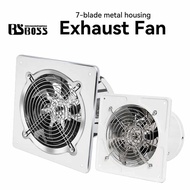 BSBOSS 7-blade metal housing Exhaust Fan Ventilation Industrial Kipas