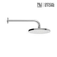 Nikles ฝักบัวก้านแข็ง ขนาด Ø 20 ซม. พร้อมก้าน ยาว 30 ซม. รุ่น D47.B30.001.50F