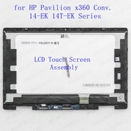 14.0'' LCD Touch Screen Digitizer Assembly for HP Pavilion x360 14-EK 14T-EK 14-ek0039TU 14-ek0157TU 14-ek0162TU FHD Display Panel