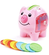⭐️現貨⭐️Fisher Price 可愛小豬震動學習錢箱