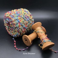 Pompoms Fluffy Yarn for Crochet Yarn Multicolored Yarn Crochet Thread Rainbow Yarns Fuzzy Yarn for K