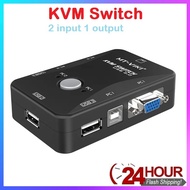 USB2.0 KVM Switch Switcher 2Port Vga Splitter Splitter Box VGA KVM Switch 2 ports MT-VIKI