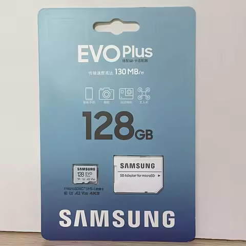 New SAMSUNG 64gb 128gb 256gb 512GB TF(MicroSD) EVO Plus 4K U3 V30 A2 Read 160MB/s high-speed console