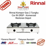 Rinnai Kompor 2 Tungku RI-2RSP Komersial RI 2 RSP Cor Besar Restoran