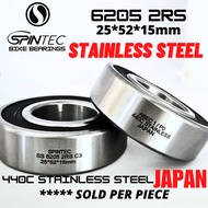 SPINTEC 6205 2RS JAPAN 440C STAINLESS STEEL for Motorcycle